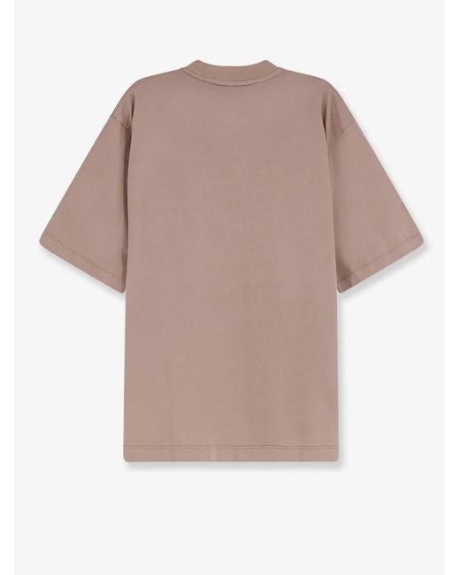 Hevò Pink Mulino Cotton T-Shirt for men
