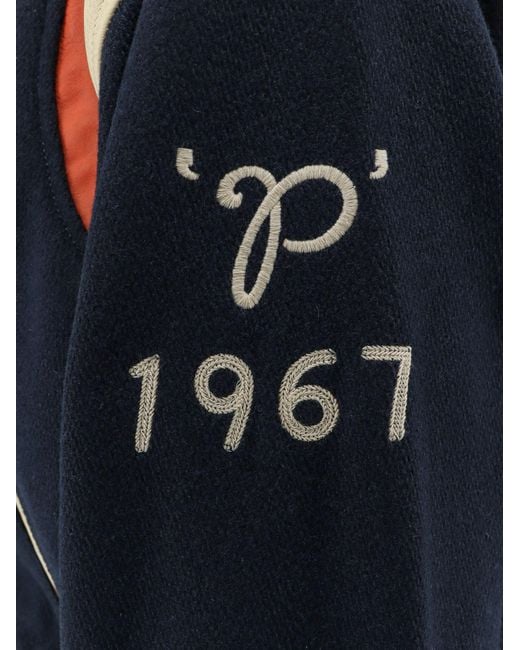 Polo Ralph Lauren Blue Wool Blend Jacket