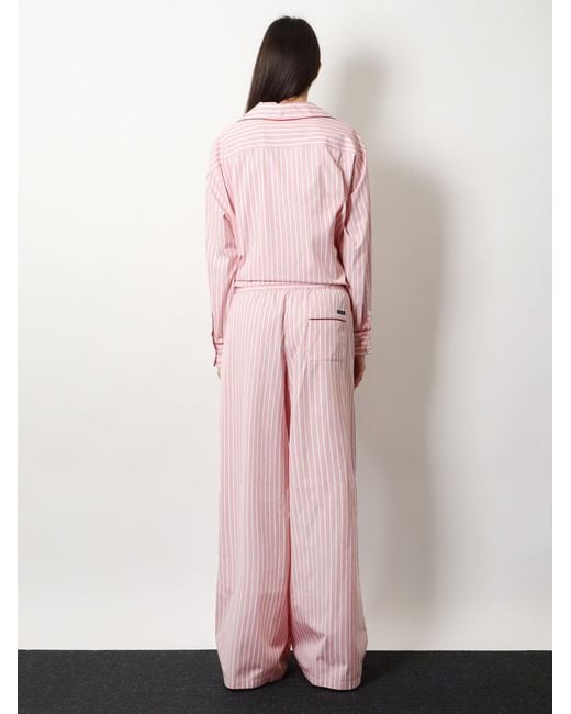 Dolce & Gabbana Pink Dolce & Gabbana Pyjamas Cotton And Silk Trousers