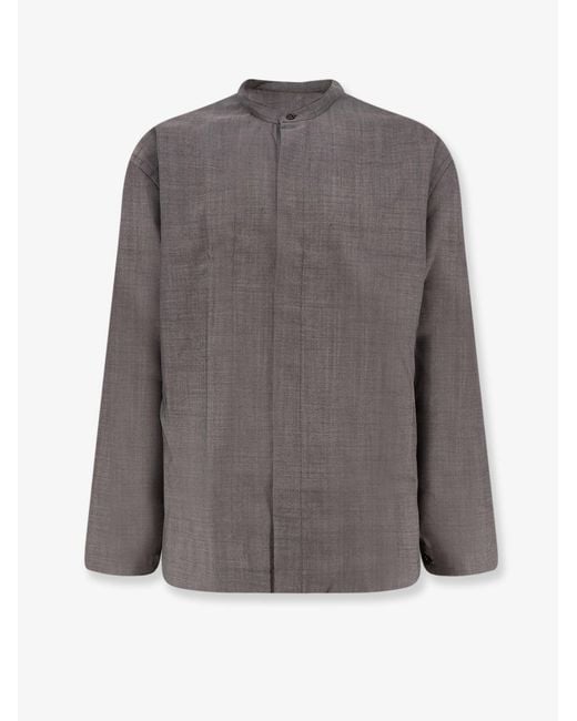 Studio Nicholson Gray Wool Shirt for men