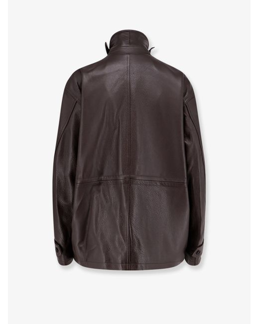 TONYWACK Brown Leather Jacket