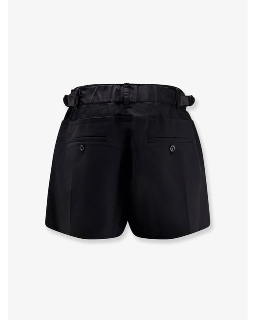 Sacai Black Shorts
