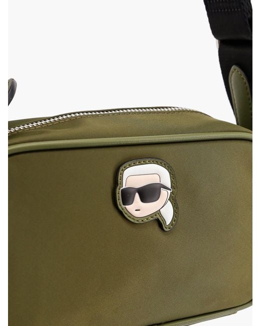 Karl Lagerfeld Green Shoulder Bag