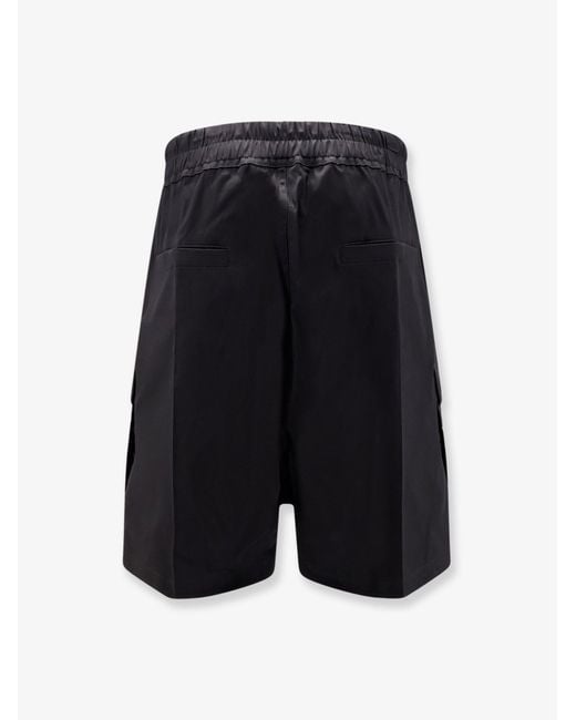 Rick Owens Blue Organic Cotton Shorts for men