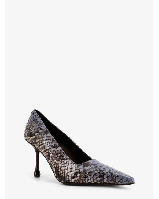 Jimmy Choo Brown Ixia 80 Leather Pumps