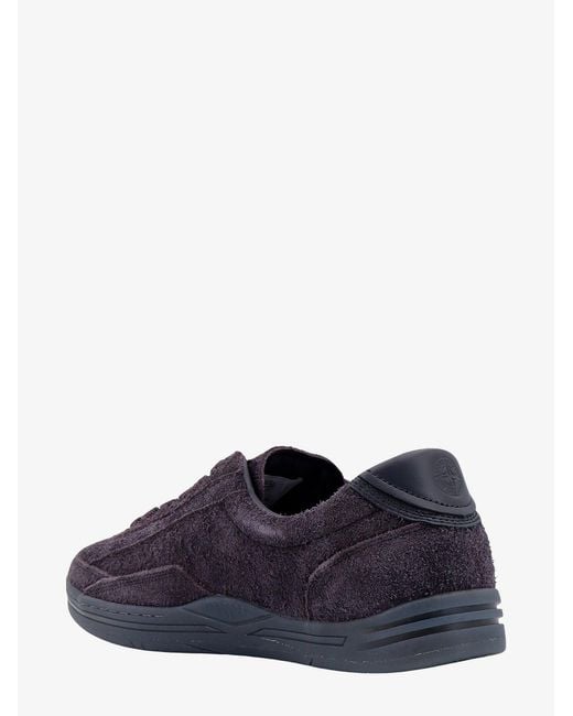 Stone Island Purple Suede Trainers for men