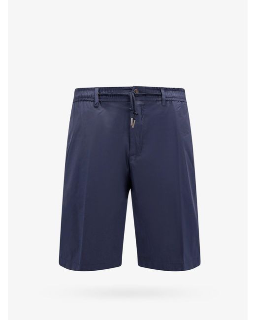 NUGNES 1920 Blue Bermuda Shorts for men