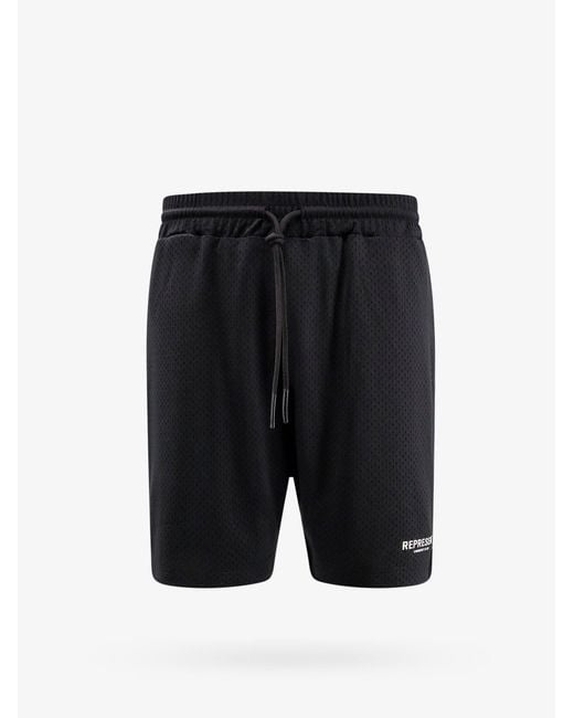 Represent Black Bermuda Shorts for men