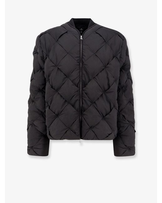 Represent Black Featherless Stretch Nylon Down Jacket for men