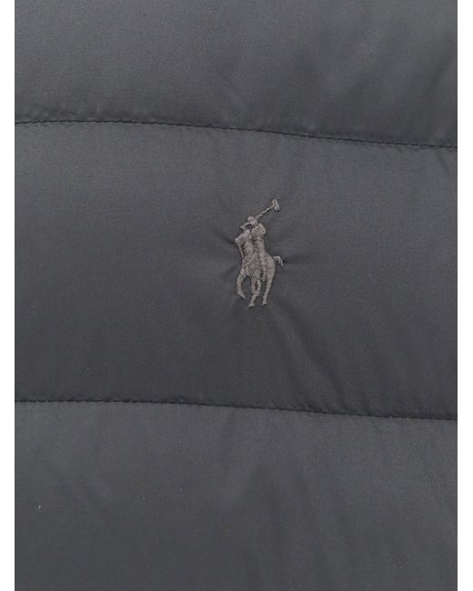 Polo Ralph Lauren Black Recycled Polyester Down Jacket for men