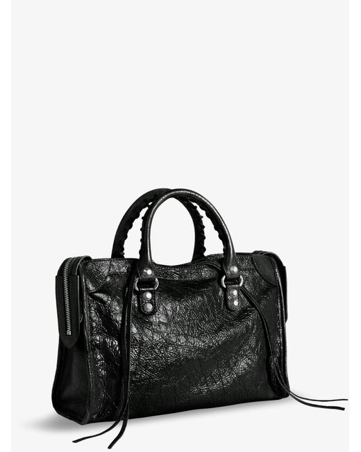 Balenciaga Black Le City Bag S Leather Shoulder Bag