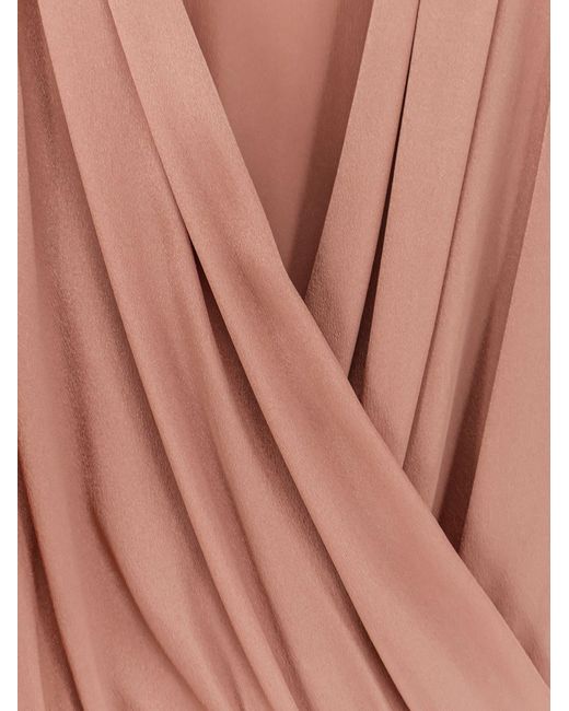Semicouture Pink Satin Shirt