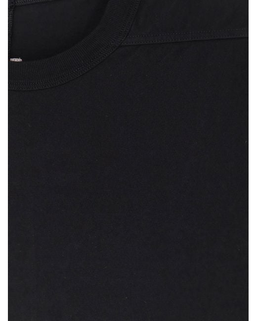 Rick Owens Blue Cotton T-Shirt for men