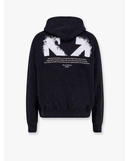Off-White c/o Virgil Abloh Blue Off Cotton Sweatshirt for men