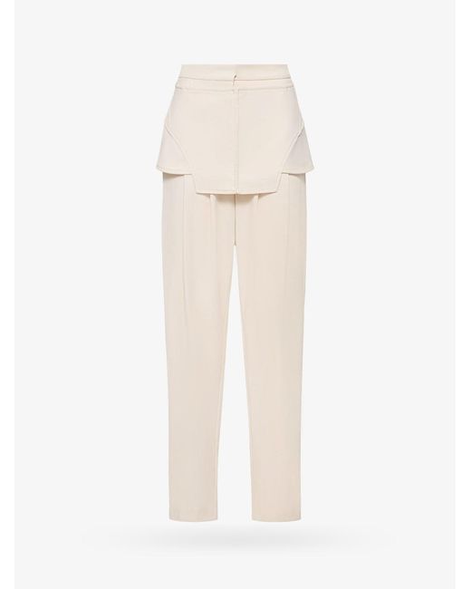 ANDREA ADAMO White Trouser