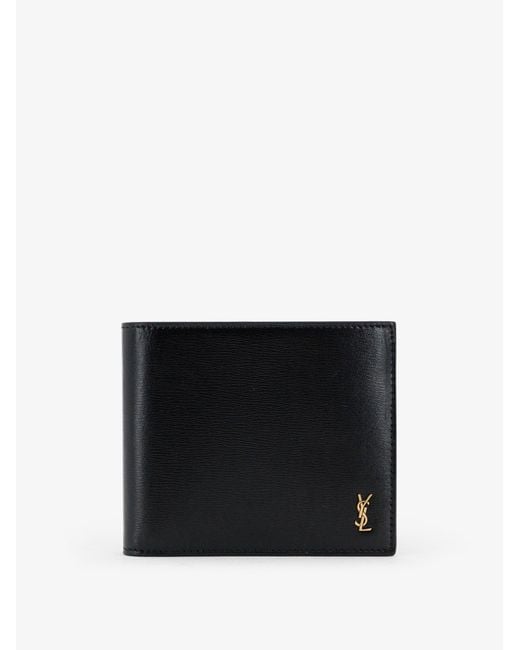 Saint Laurent Black Tiny Wallet for men