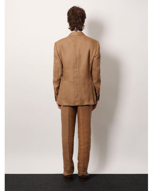Tシャツ・カットソー LARDINI Feeling linen suit with removable iconic brooch Lardini Feeling Linen Suit With Removable Iconic Brooch in