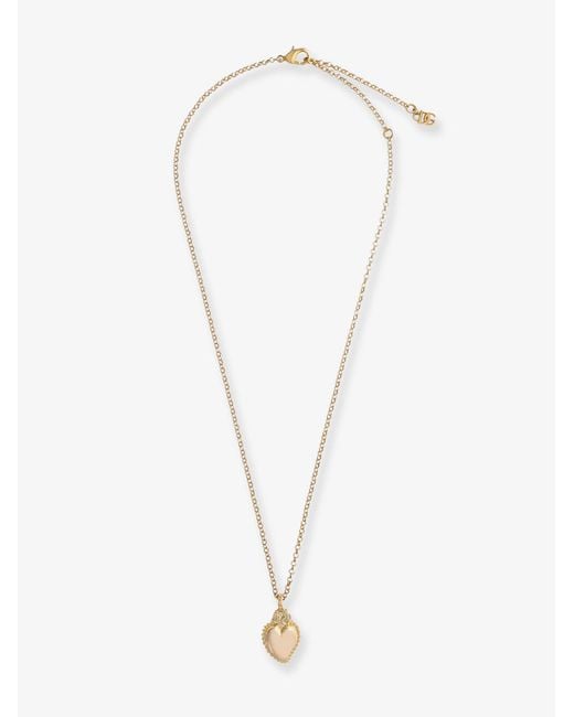 Dolce & Gabbana White Brass Necklace