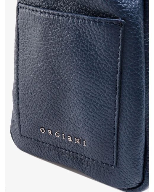 Orciani Blue Backpack for men