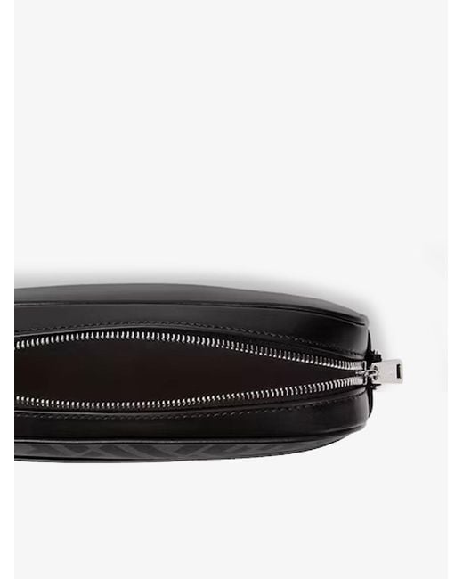 Fendi Black Camera Case Squared Ff Crossbody Bag for men