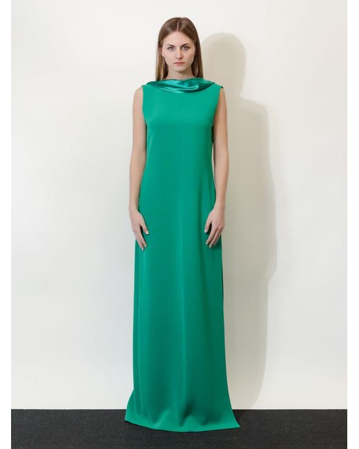 Max Mara Green Dresses Triacetato Poliestere