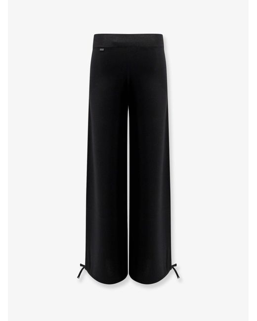 Max Mara Black Nigeria Virgin Wool Trousers