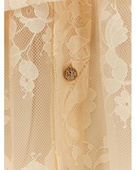 Zimmermann Natural Valiant Lace Shirt