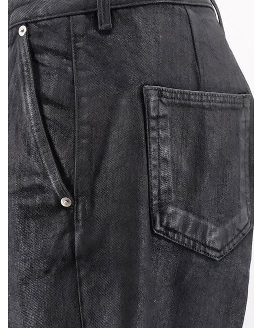 Rick Owens Black Joris Denim Jeans for men