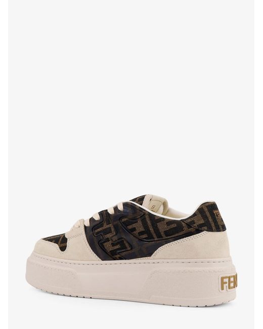 Sneakers Match Platform di Fendi in White