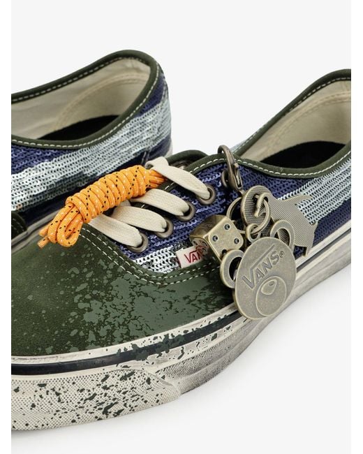 Vans Green Sneakers Lx Authentic 44 Suede