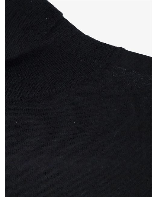 The Row Blue Cashmere Turtleneck