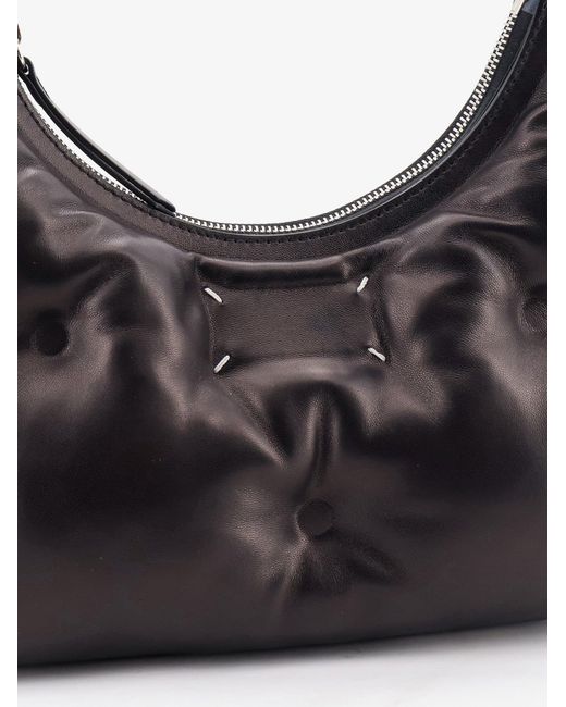 Maison Margiela Black Glam Slam Leather Shoulder Bag