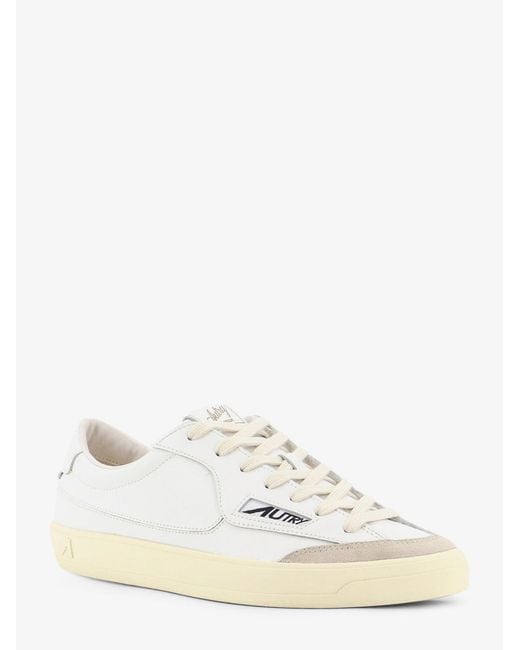 Autry White Sneakers Pelle/Gomma