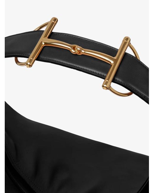 Gucci Black Beatrix Large Leather Shoulder Bag
