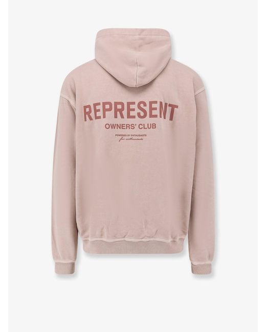 Represent Pink Owners Club Cotton Hoodie for men