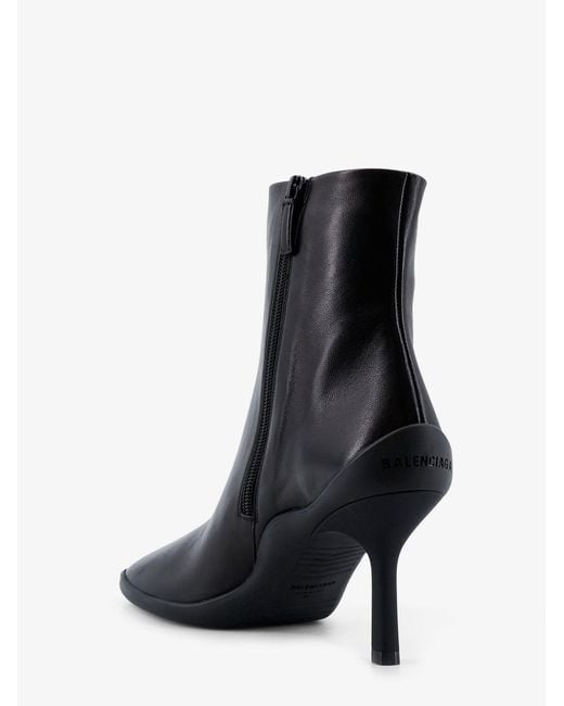 Balenciaga Black Boots Pelle