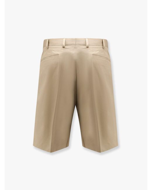 Laneus Natural Bermuda Shorts for men