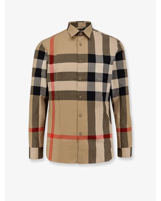 Burberry Multicolor Organic Cotton Shirt for men