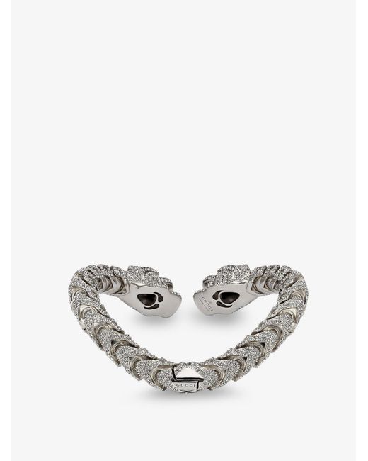 Gucci White Dionysus Rigid Bracelet