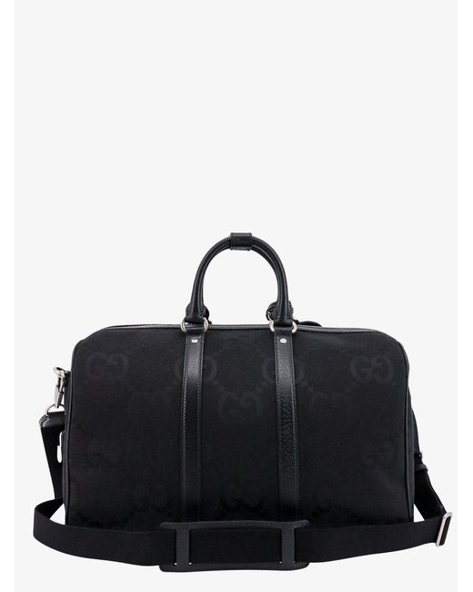 Black gucci cheap duffle bag