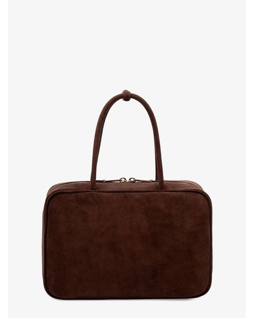 Miu Miu Brown Beau Suede Handbag