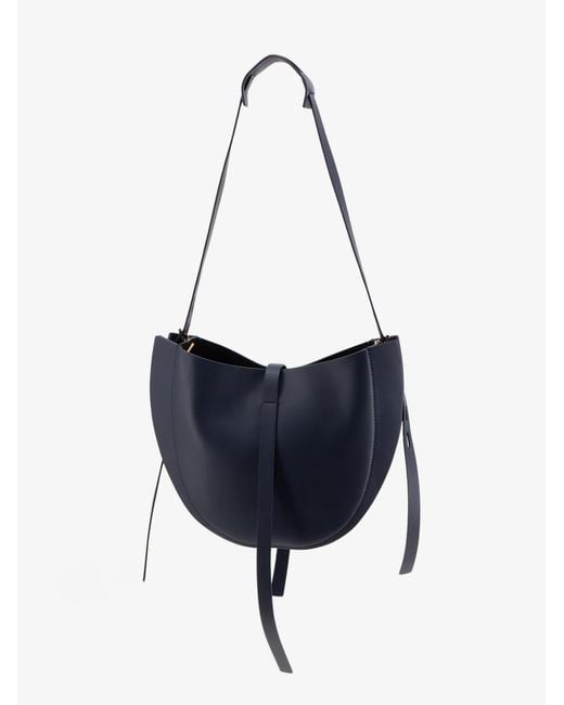 MINOBOSSI White Lizzie Leather Shoulder Bag
