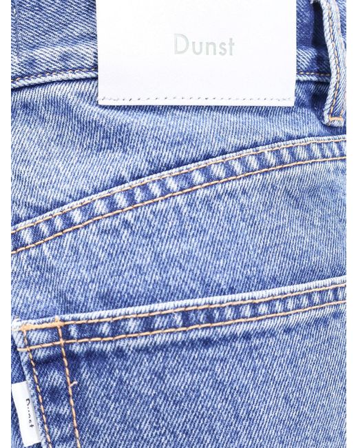 デニム・ジーパン DUNST Cotton jeans with back logo patch Blu DUNST Cotton Jeans With Back Logo Patch in Blue | Lyst