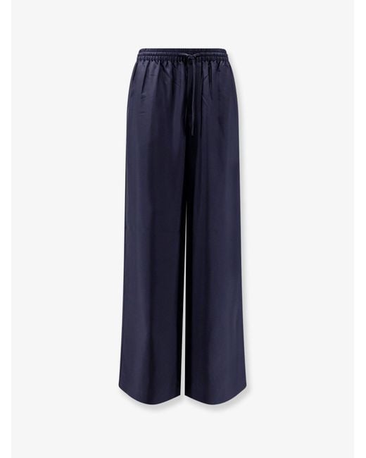 Rohe Blue Silk Trousers