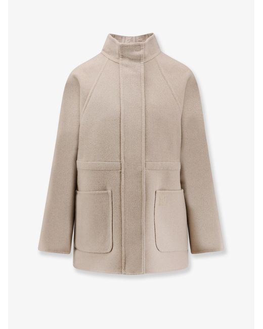 Fendi White Virgin Wool Coat