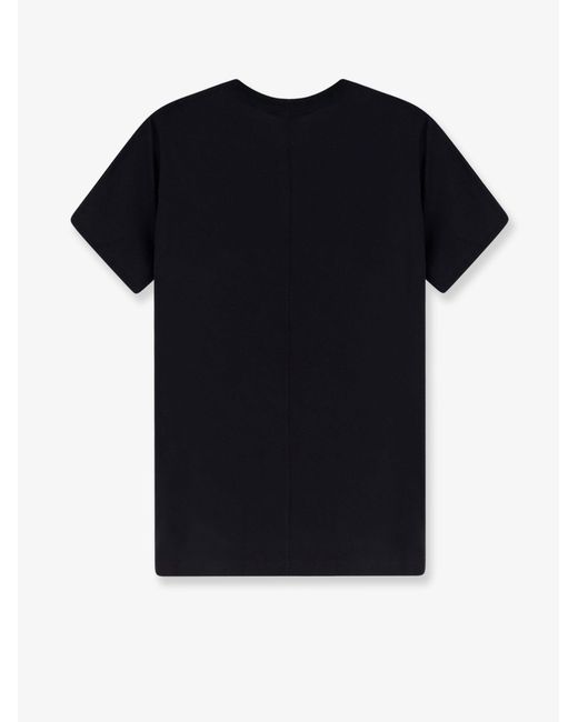 Rick Owens Black Cotton T-Shirt for men