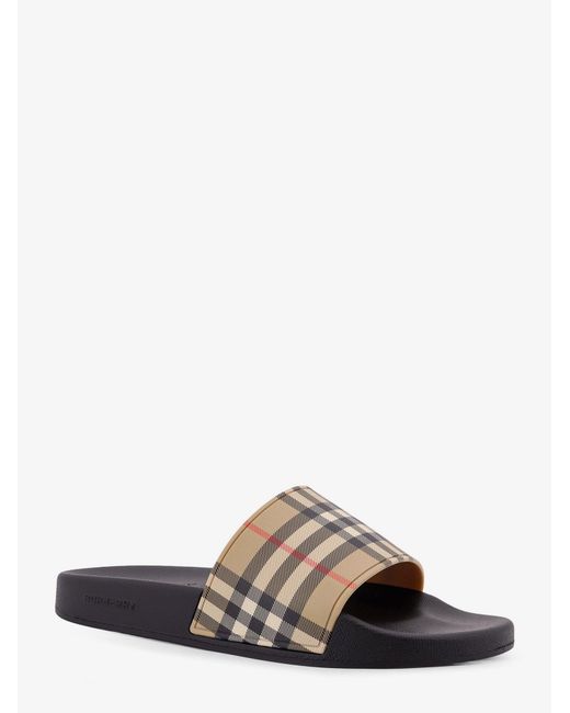 Burberry Multicolor Furley Rubber Slide for men