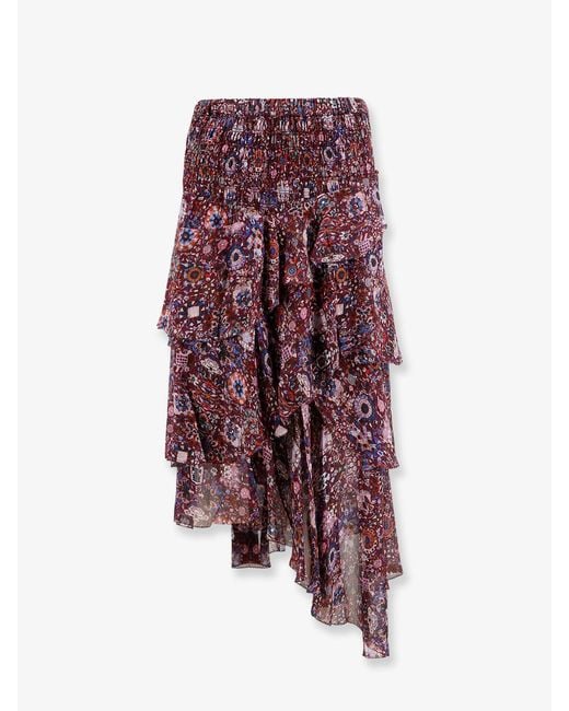 Gonna Brigitte di Isabel Marant in Red