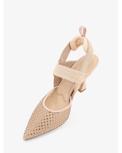 Fendi Natural Colibrì Pumps