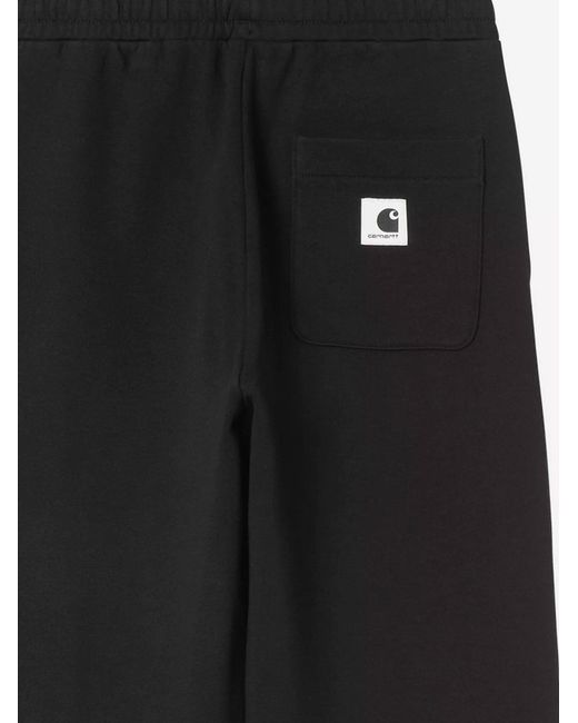 Carhartt Black Cassie Cotton Jogging Trousers